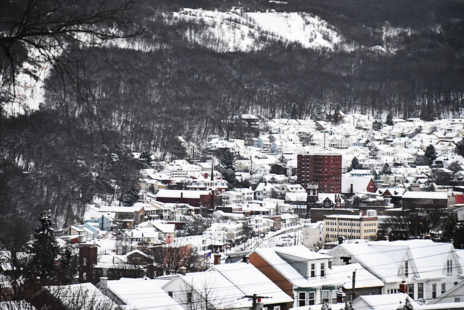 Snowy Shamokin panorama
